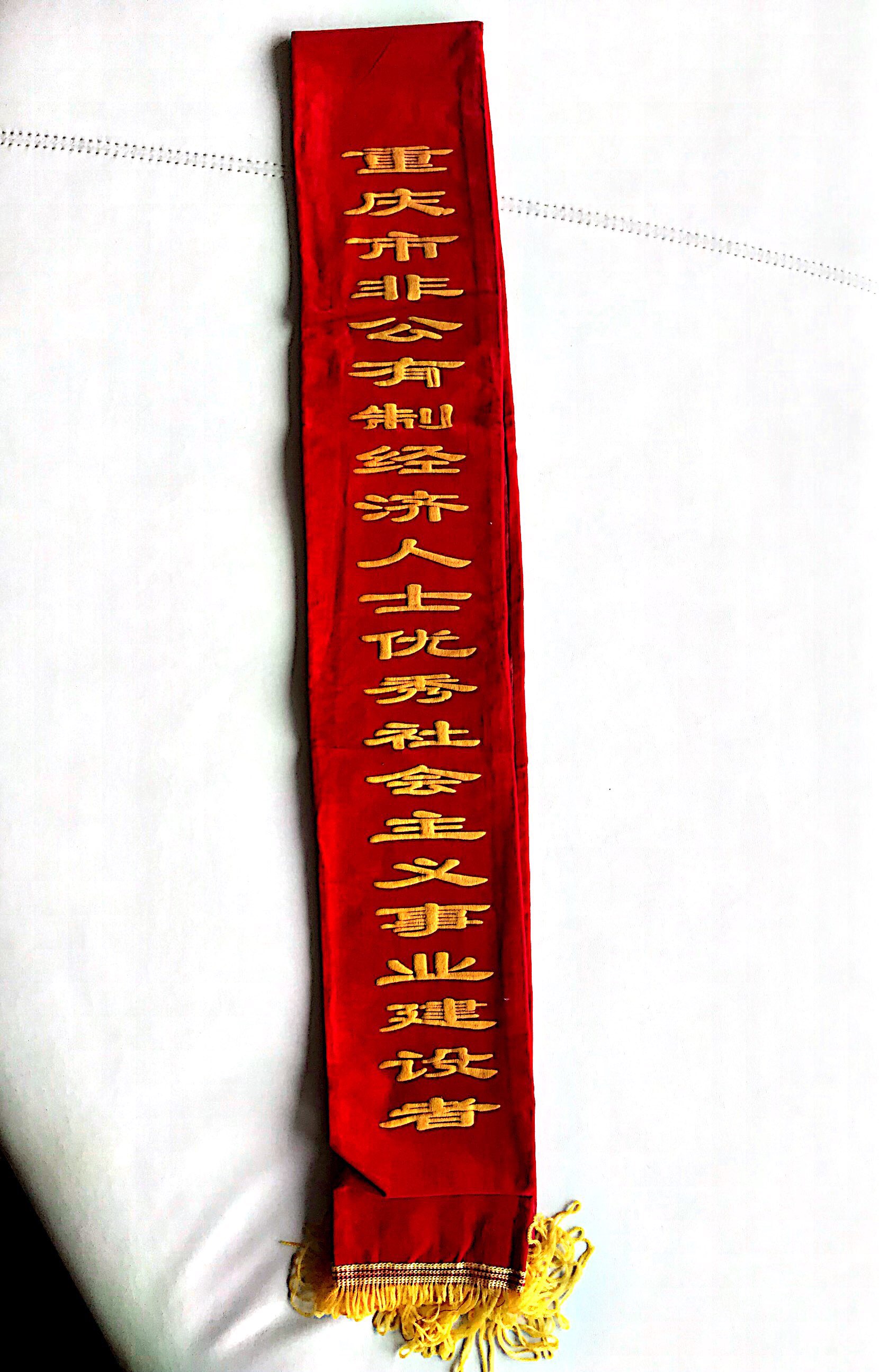 重慶市非公有制經(jīng)濟(jì)人士?jī)?yōu)秀社會(huì)主義事業(yè)建設(shè)者